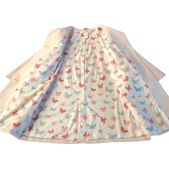 JANIE AND JACK GIRLS DARLING SPRING PINK LIGHTWEIGHT JACKET SIZE 2T-3T - Picture 2 of 9